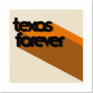 Texas Forever // Friday Night Lights Texas Pride Posters and Art